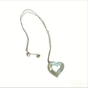 Swarovski Large Crystal Love Heart Necklace